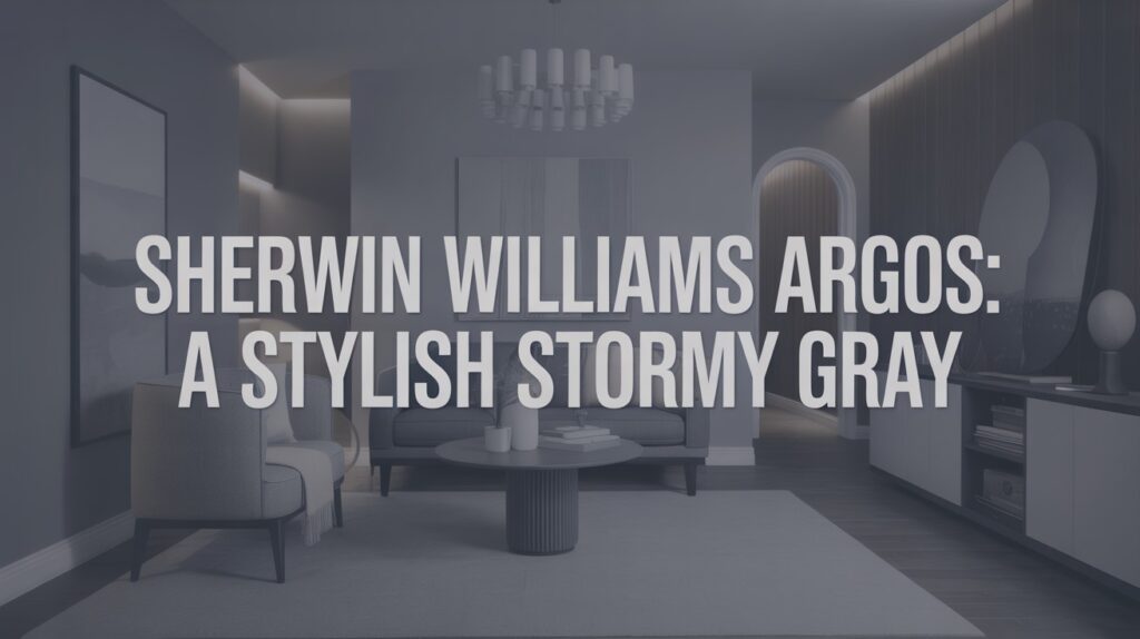 Sherwin Williams Argos: A Stylish Stormy Gray