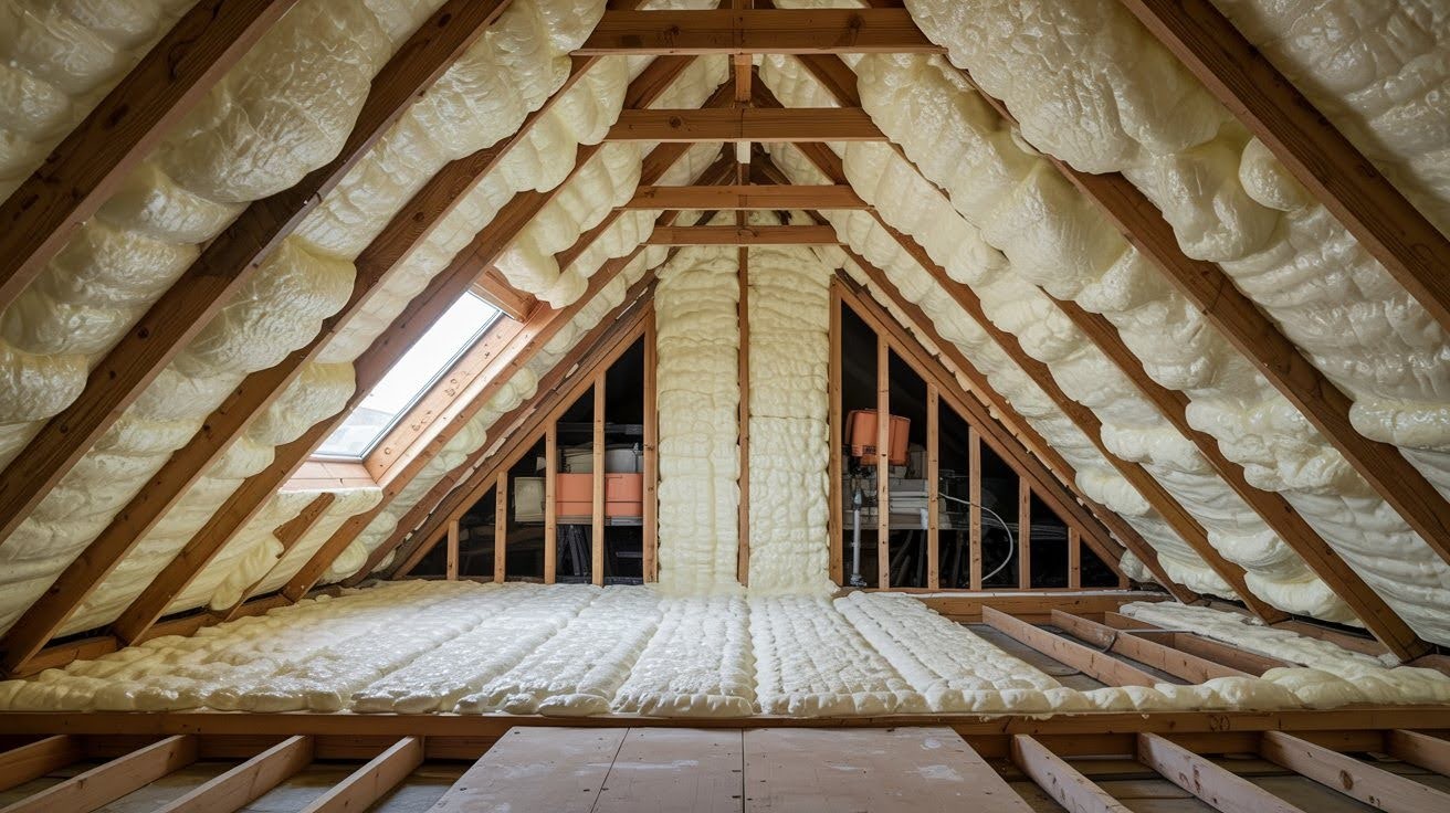 Spray Foam Insulation (Closed-Cell & Open-Cell)
