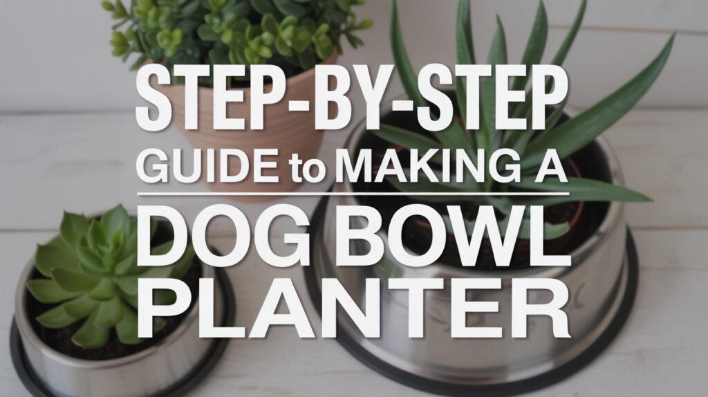 Step-by-Step Guide to Making a Dog Bowl Planter