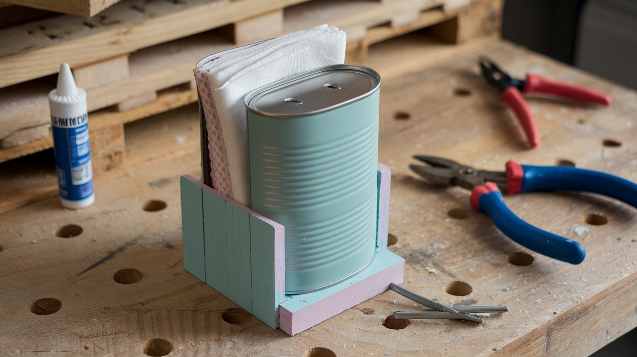 Tin Can + Pallet Wood Combo