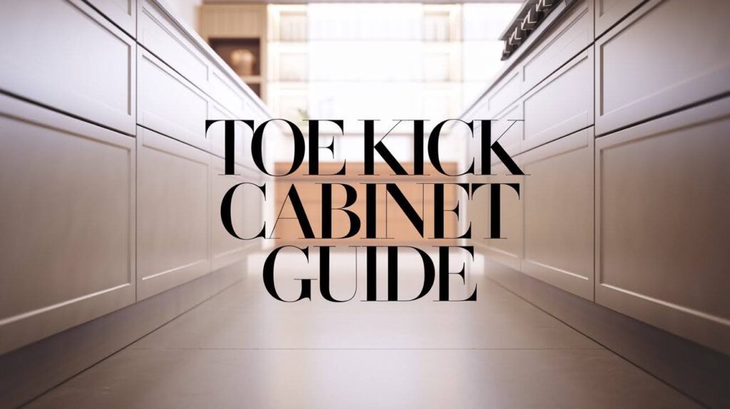 Toe Kick Cabinet Guide