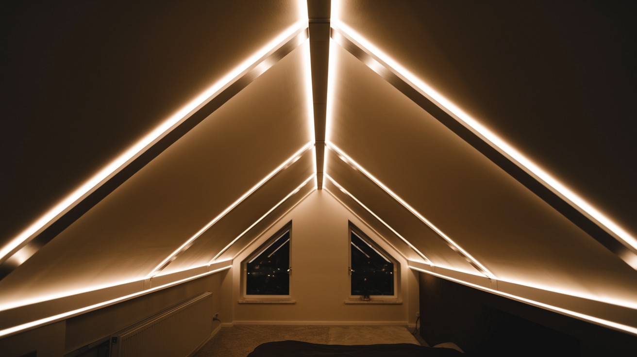 Try LED Strip Lights to Follow the Slope