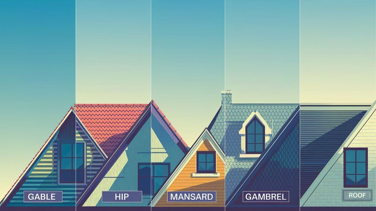 Types of Roof Facets by Roof Style
