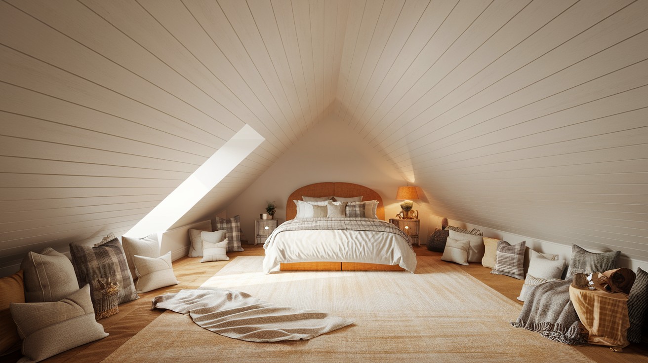 Use Wood Paneling or Beadboard to Warm Up the Space