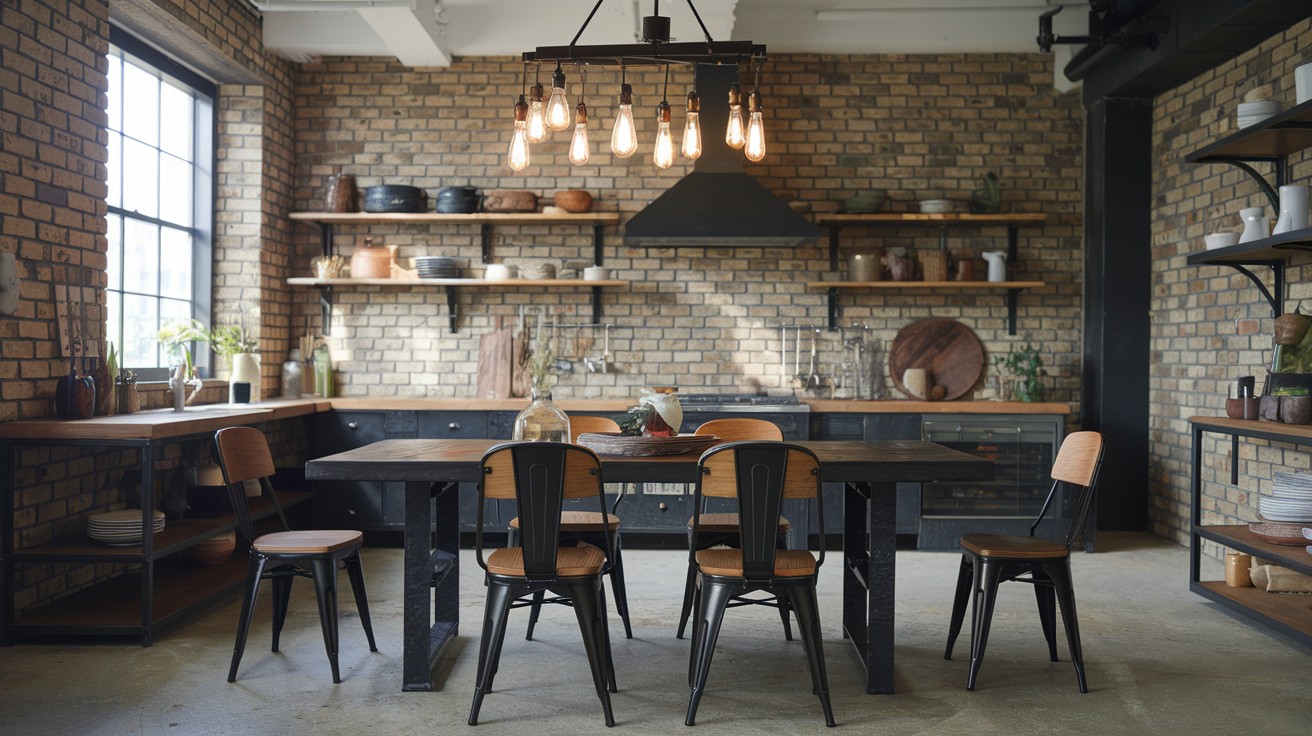  Use exposed Edison bulbs for vintage-industrial contrast