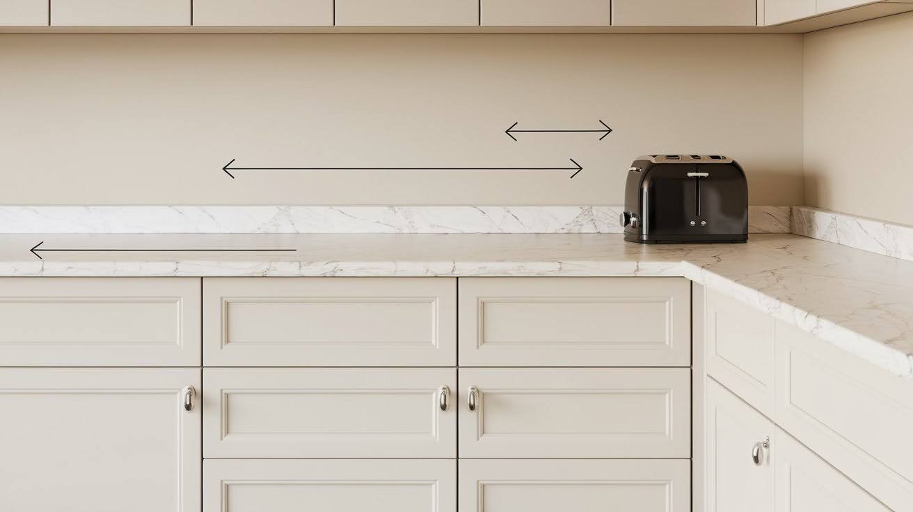 What is Countertop Overhang