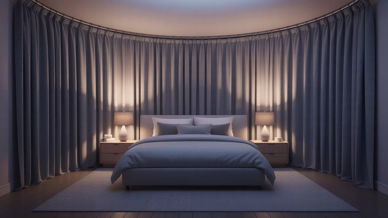 Wraparound Curtain Rods