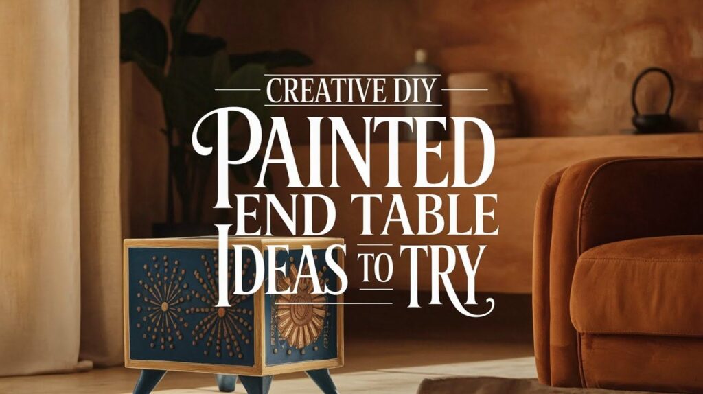 11 Creative DIY Painted End Table Ideas to Try
