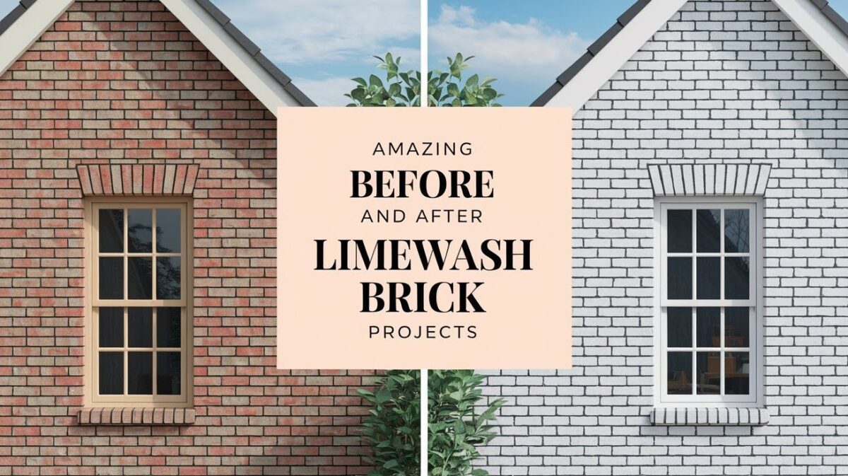 15 Amazing Before and After Limewash Brick Projects - WillyHomes