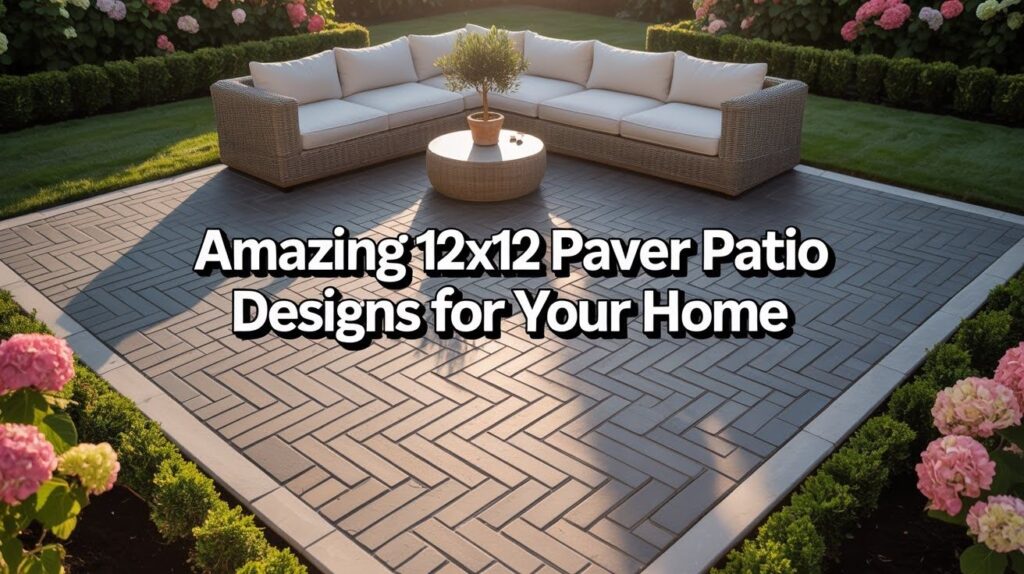 21 Amazing 12x12 Paver Patio Designs for Your Home