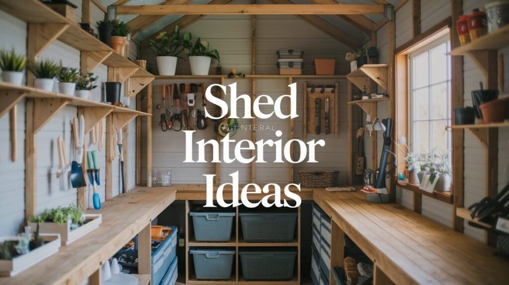 25 Small Shed Interior Ideas to Maximize Your Space