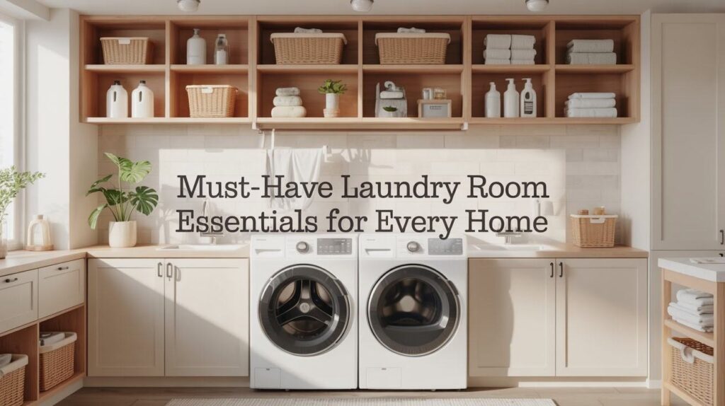 31 Must-Have Laundry Room Essentials for Every Home