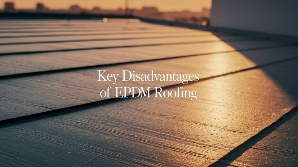 9 Key Disadvantages of EPDM Roofing