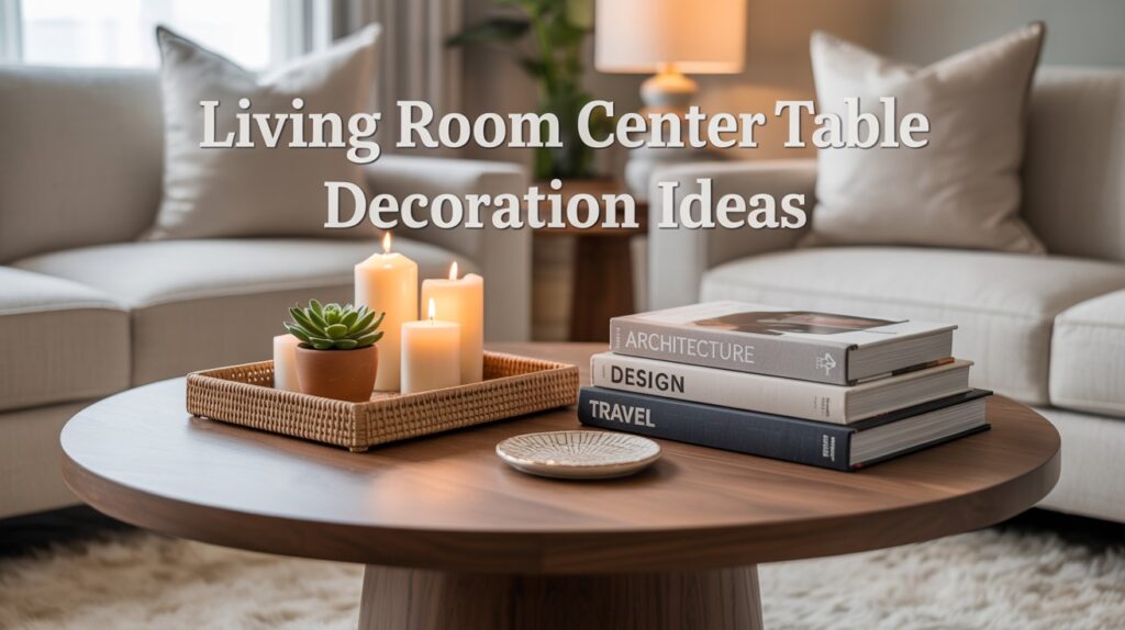 9 Stylish Living Room Center Table Decoration Ideas