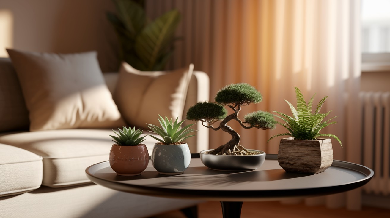 Add Greenery with Small Indoor Plants