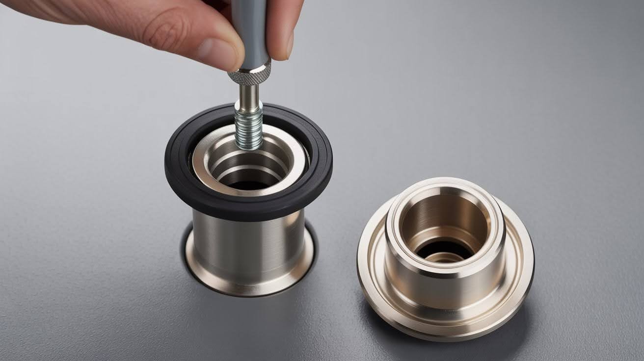  Attach Gasket and Drain Screen