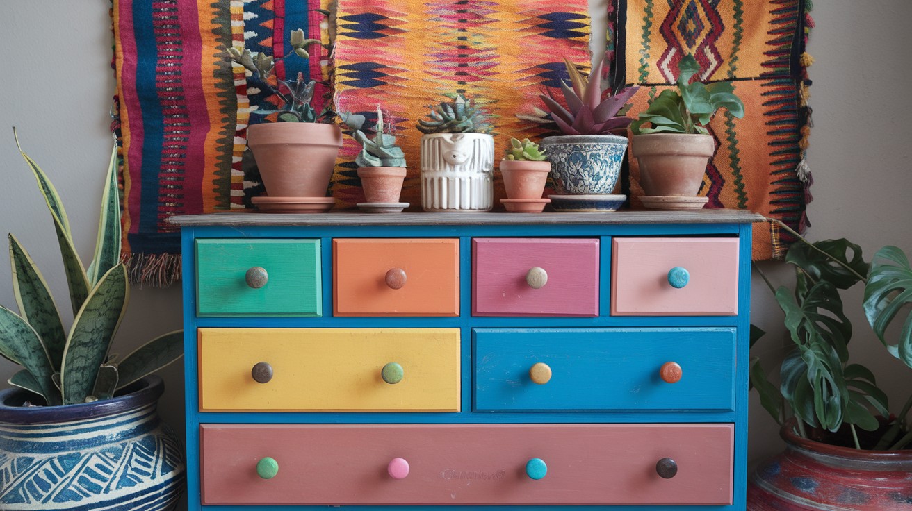 Boho & Eclectic Dresser Styles