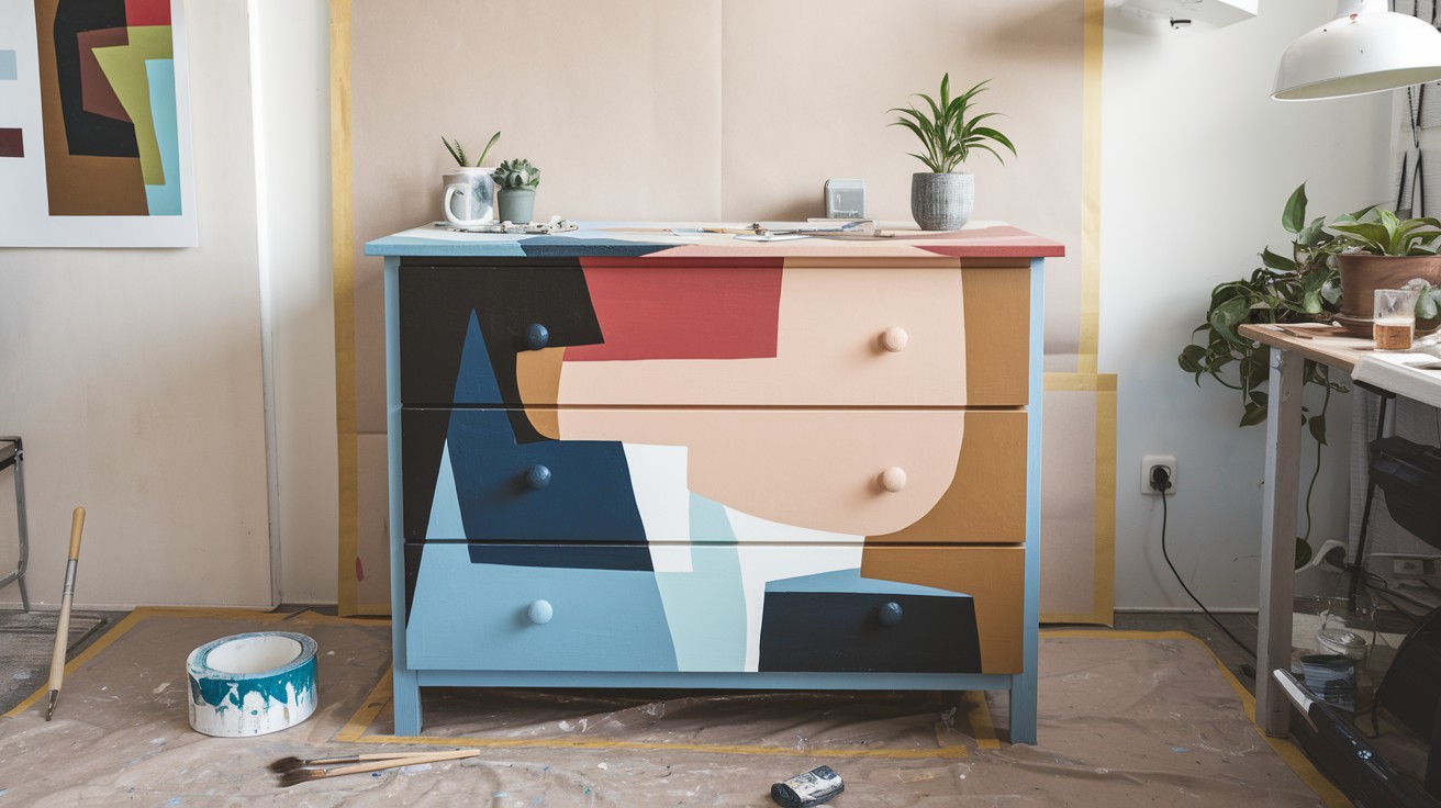 Bold & Artistic Dresser Makeovers