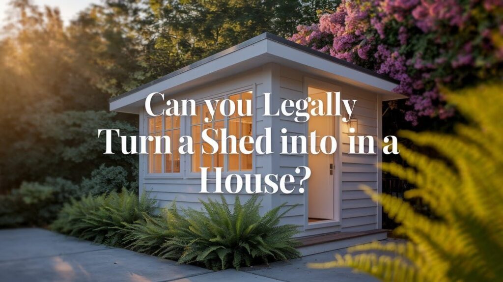 Can You Legally Turn a Shed into a House