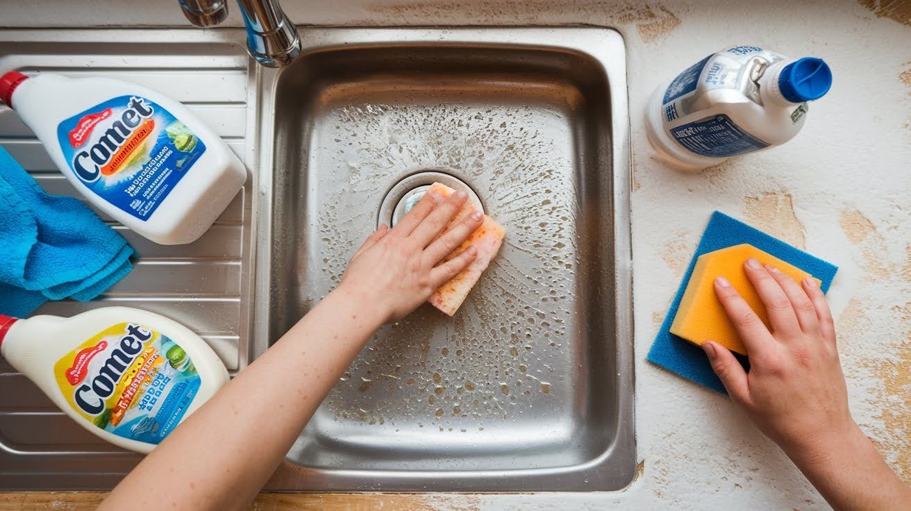 Clean and Sand the Sink