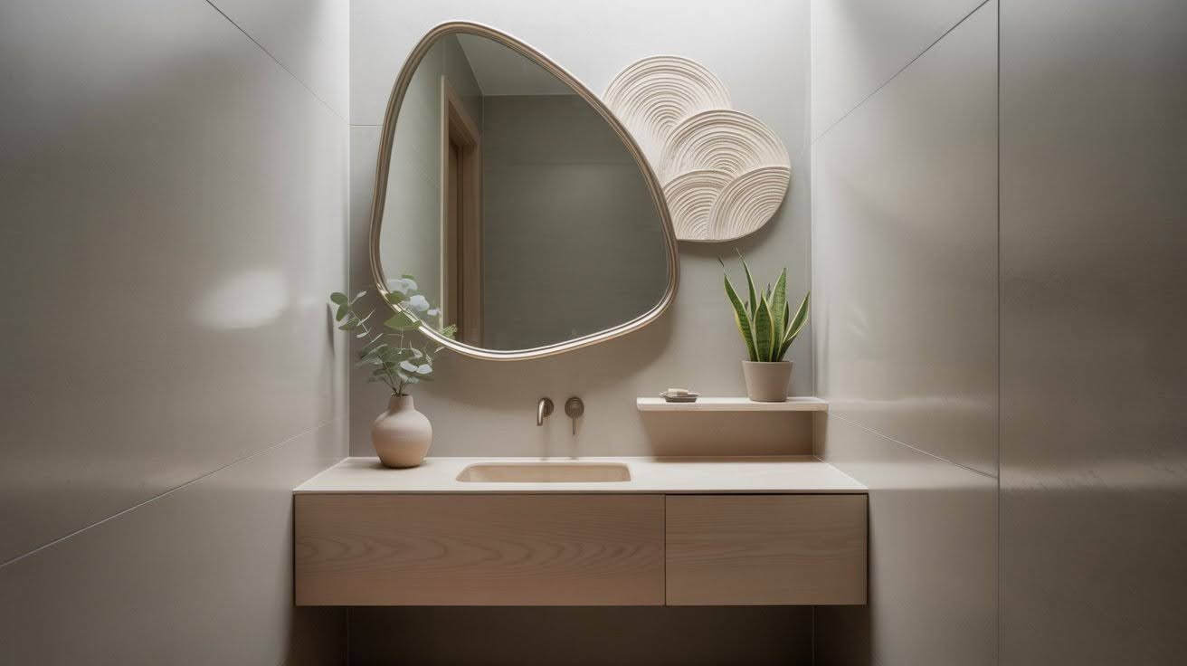 Elevating Style in a Narrow Bathroom