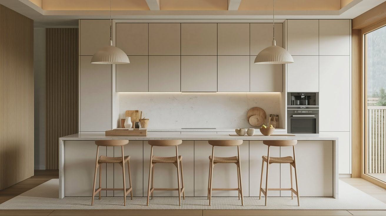 Embrace Minimalist Cabinetry and Clutter-Free Surfaces
