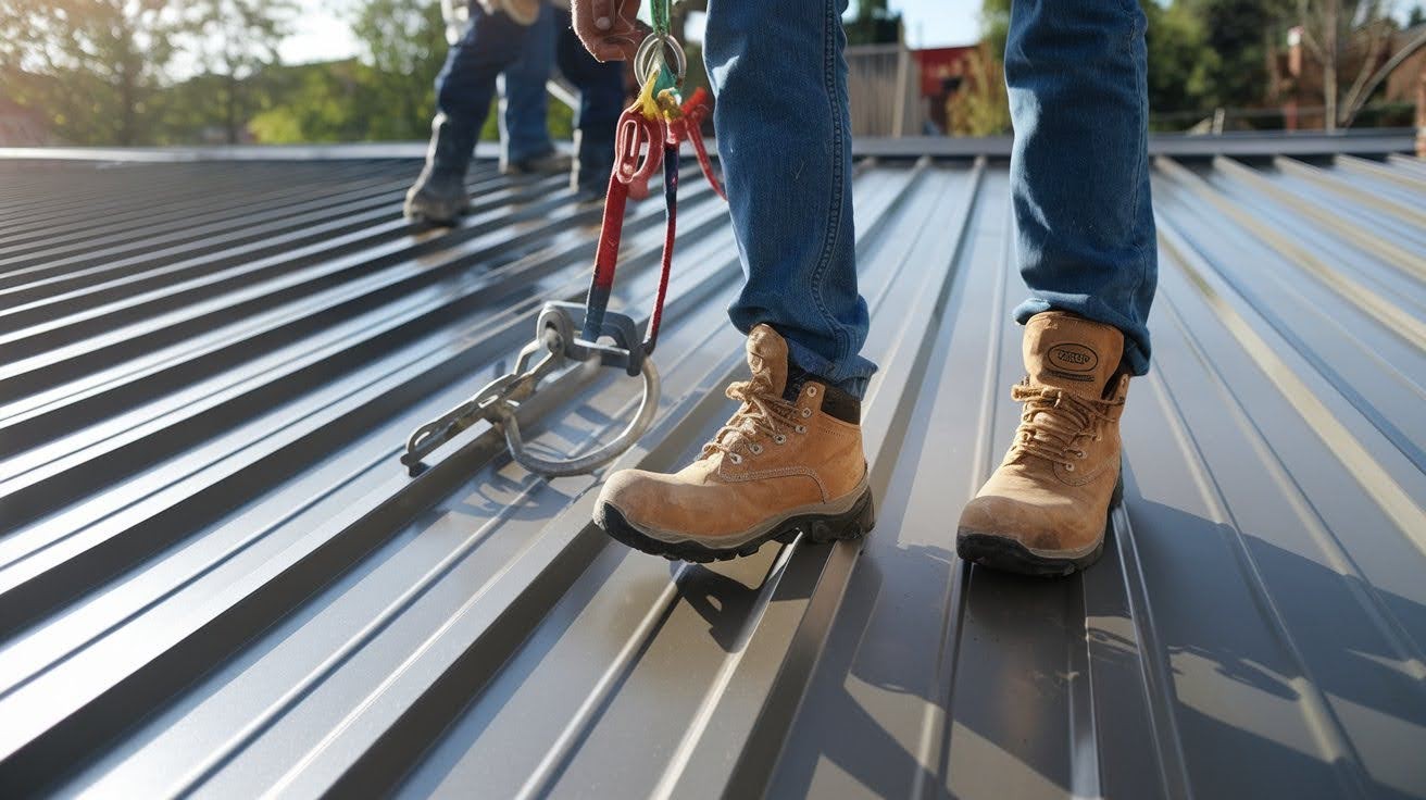 Follow Safety Precautions On The Roof