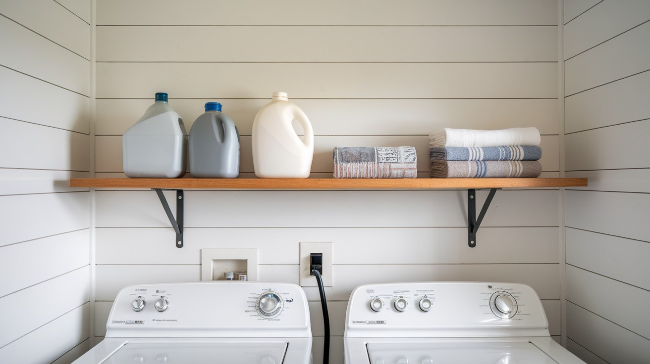 Framed Floating Shelf With Support Cleats
