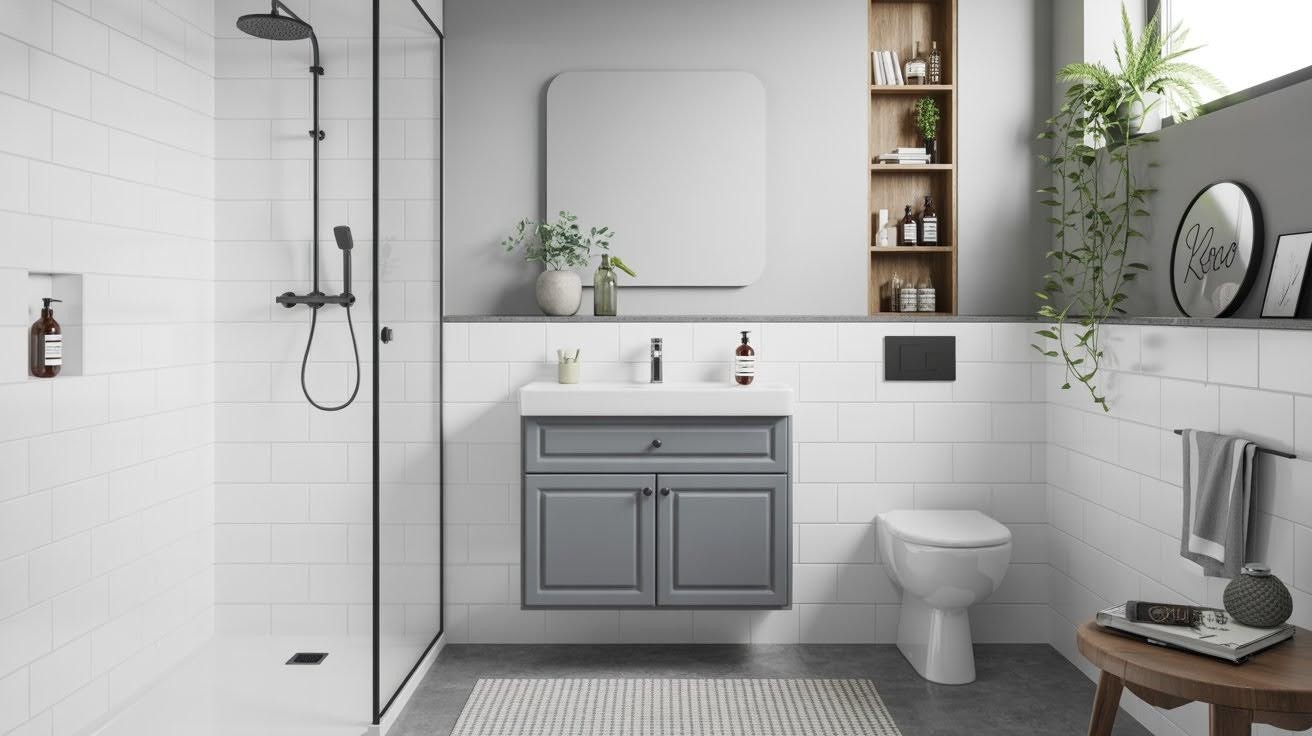 Grey Vanity Units