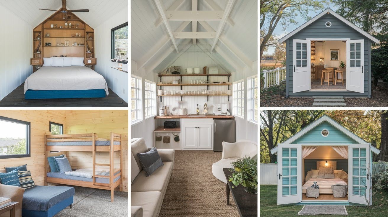 Guest-Ready Shed Interiors
