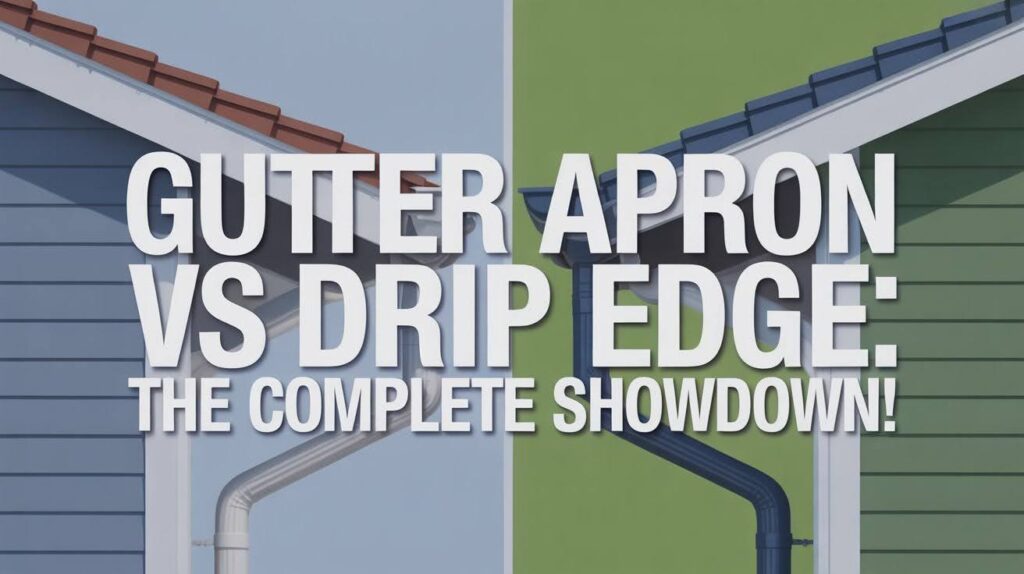 Gutter Apron vs Drip Edge
