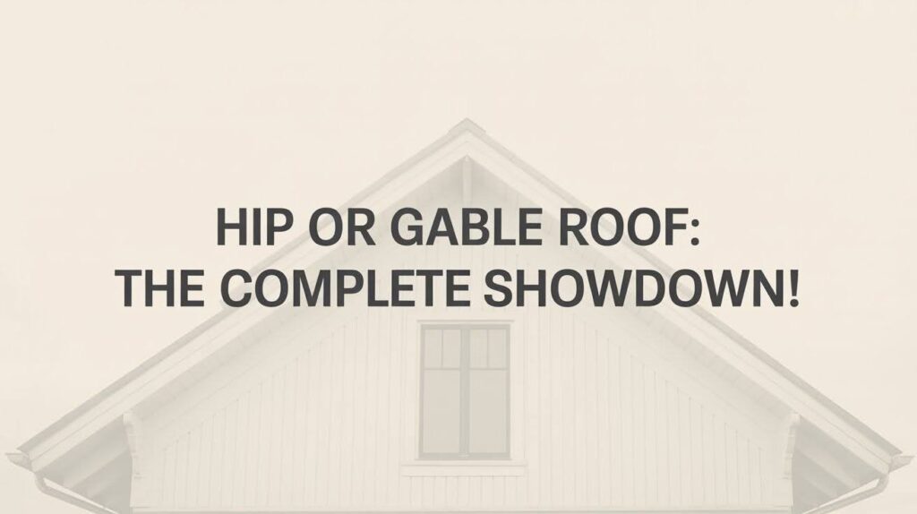 Hip or Gable Roof