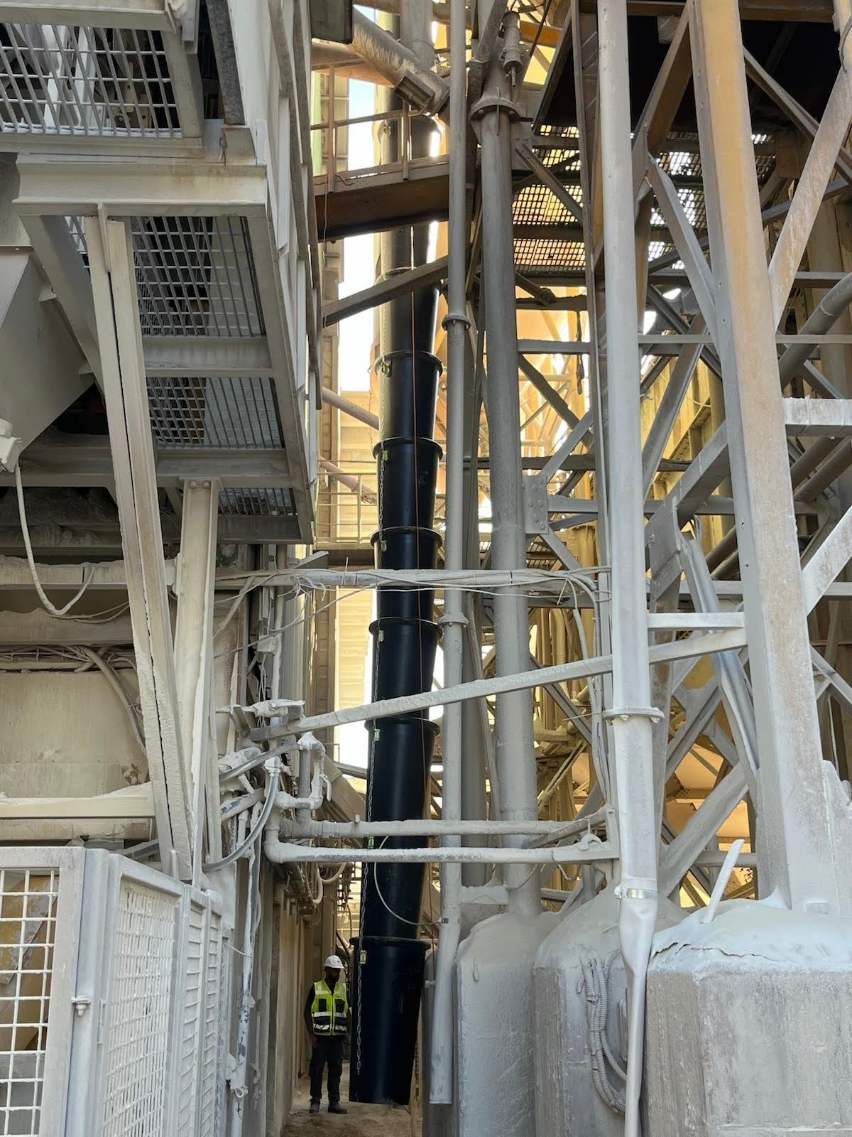 Construction debris chutes for demolition projects safely transporting waste from upper floors to ground disposal