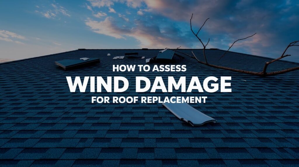 How to Assess Wind Damage for Roof Replacemen