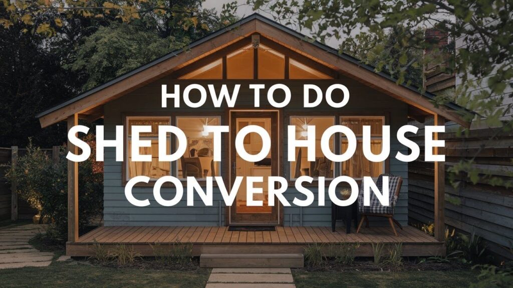 How to Do Shed to House Conversion