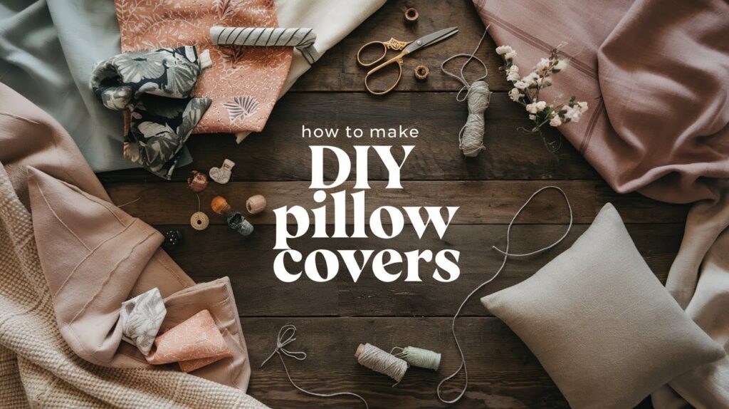 How to Make DIY Pillow Covers