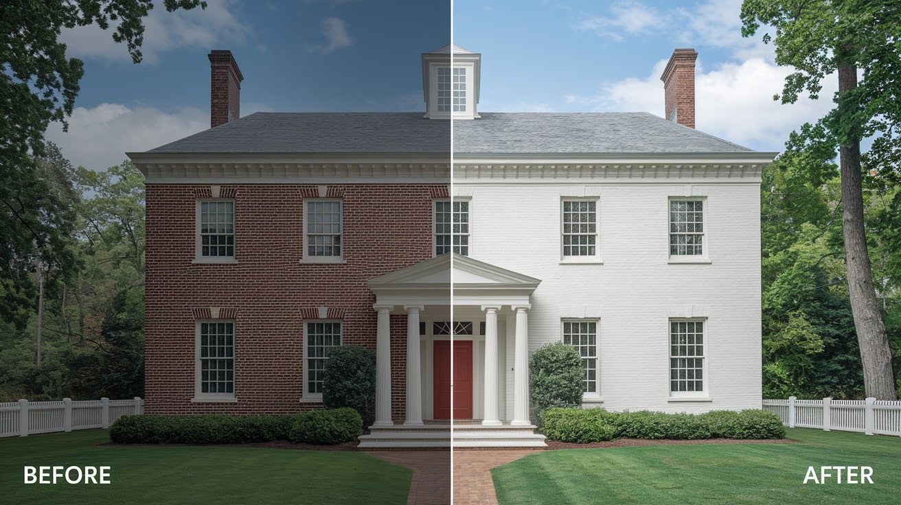 Large Colonial Facelift