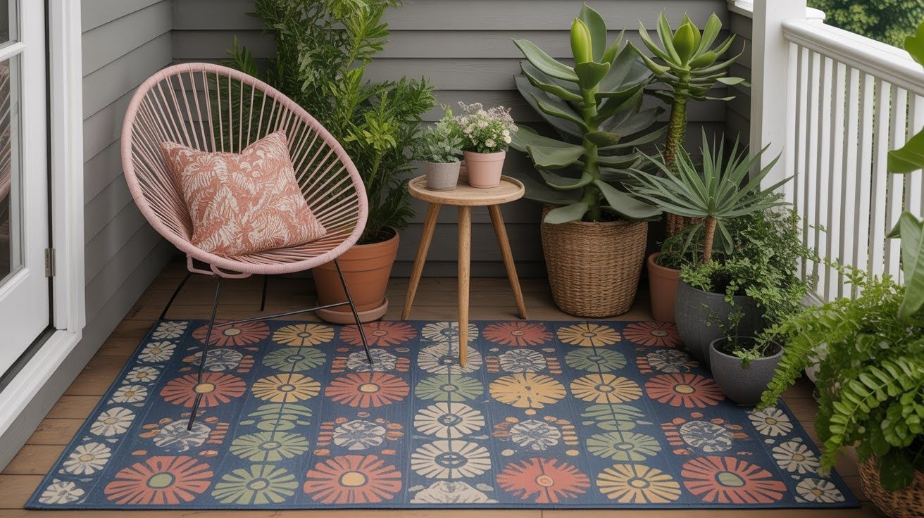 Layer with Outdoor Rugs
