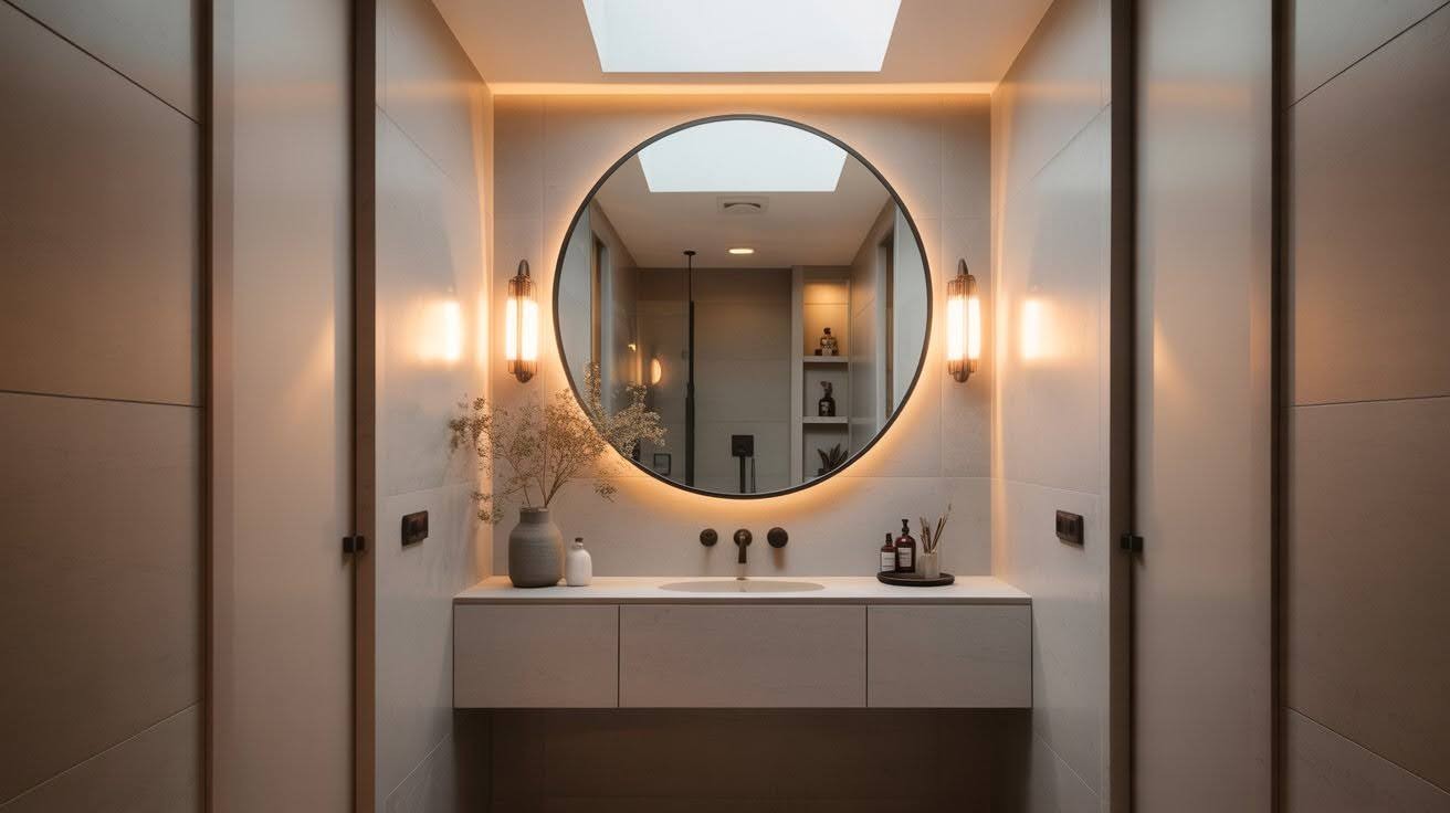 Lighting and Mirrors to Expand Space