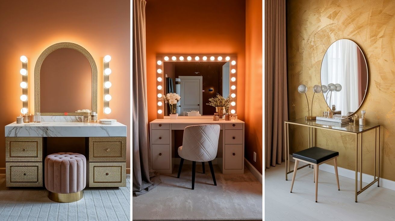 Luxury-Inspired DIY Makeup Vanity Ideas