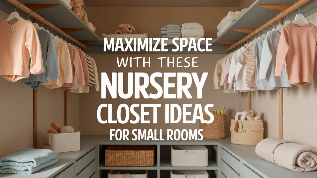 Maximize Space with These Nursery Closet Ideas for Small Rooms