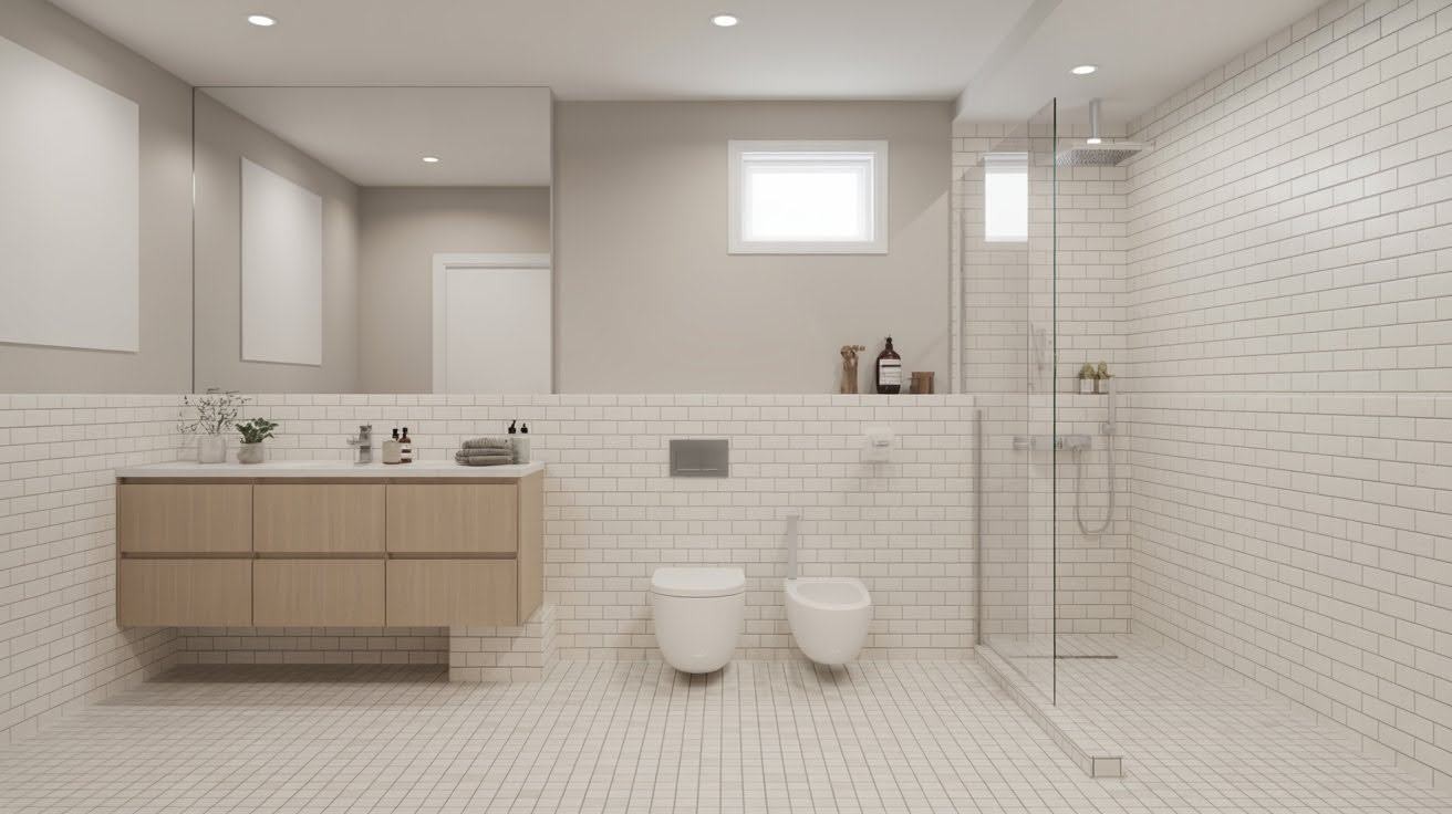 Modern Basement Bathroom Designs