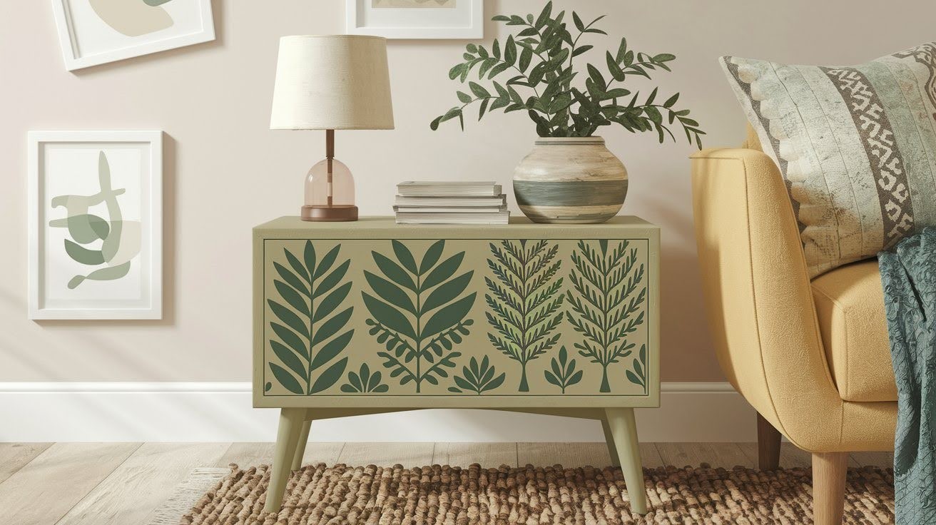 Nature-Inspired Painted Top