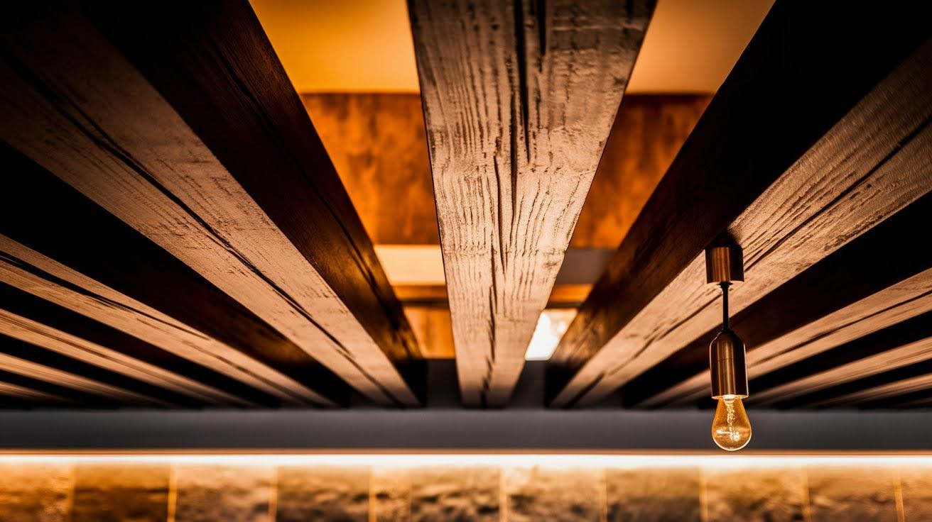 Paint or Expose the Ceiling Joists