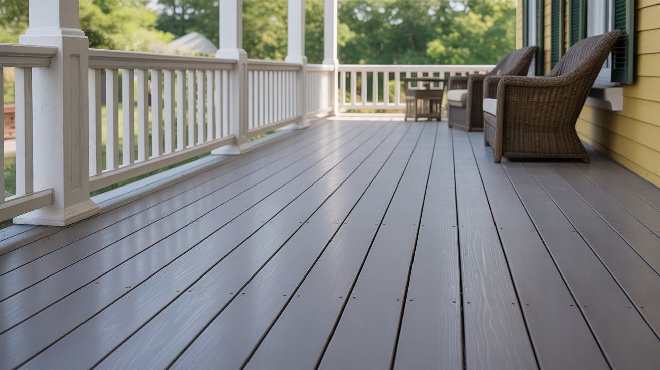 Paint or Stain the Porch Flooring