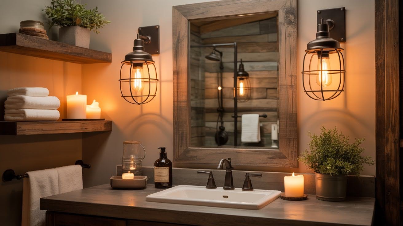 Rustic Lighting That Sets the Mood