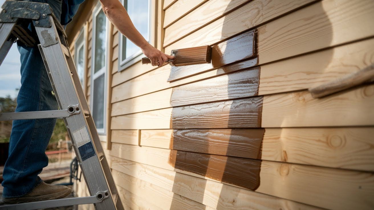 Sealing, Painting, Or Staining