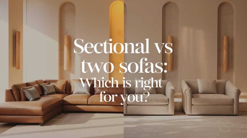 Sectional vs Two Sofas
