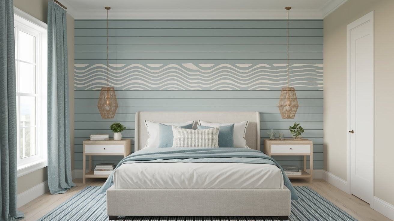  Serene Coastal-Inspired Accent Wall