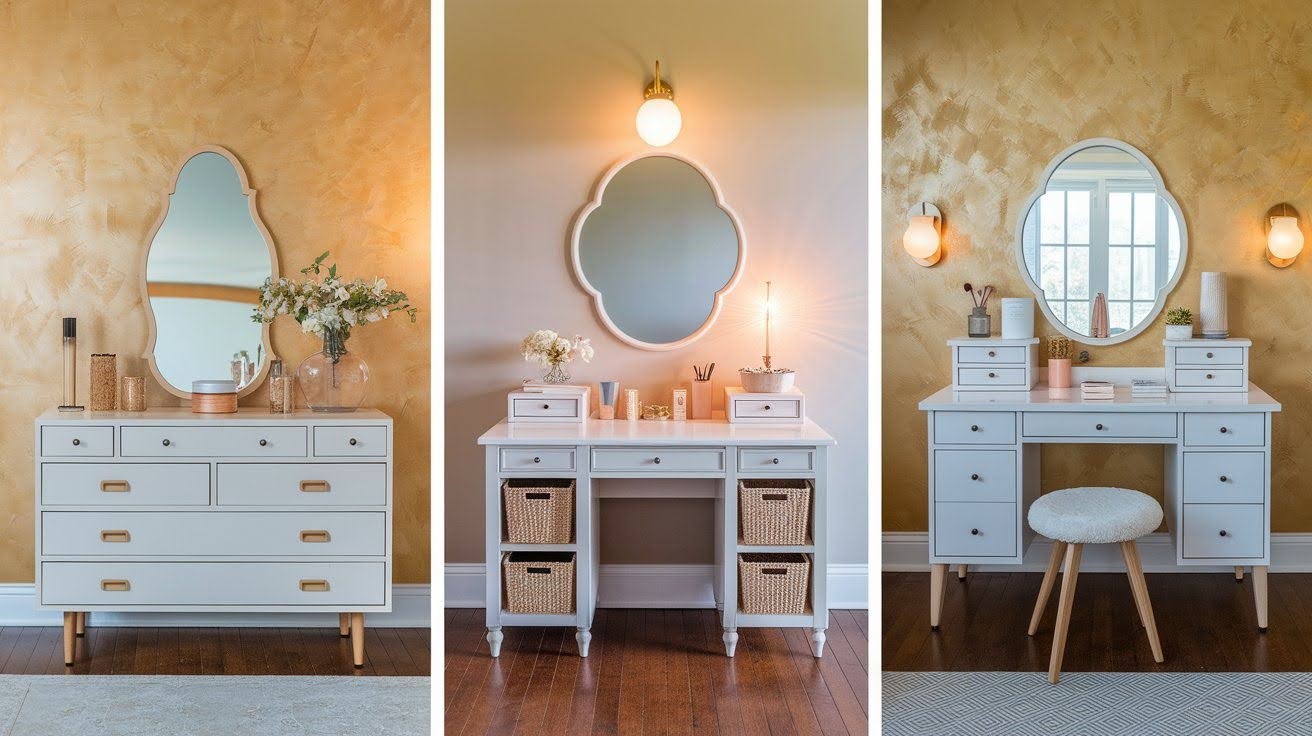 Storage-Friendly DIY Makeup Vanity Ideas